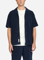 Terry Cuban Shirt - 3823 - Navy