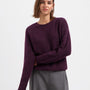 Bennie Alpaca Knit - Burgundy