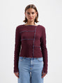 Shannie Top - Burgundy