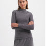 Timmie Turtleneck Top - Grey