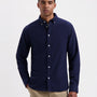 James Velveteen Regular Shirt  - Navy