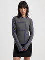 Shannie Top - Dark Grey Blue