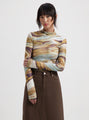 Timmie Turtleneck Top - Multicolor