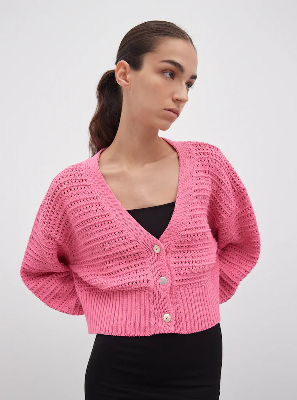 Pink hotsell bubble cardigan